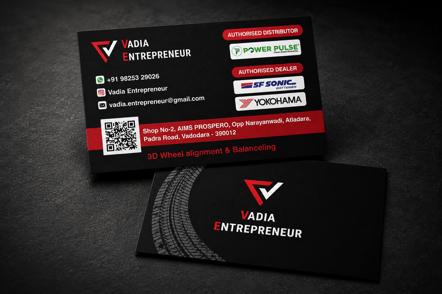Visiting card design mockup 04